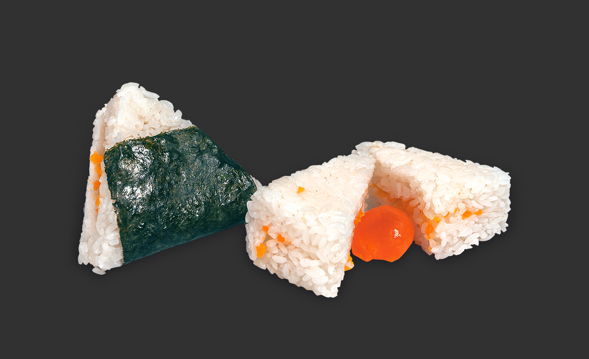  咸蛋黄饭团 