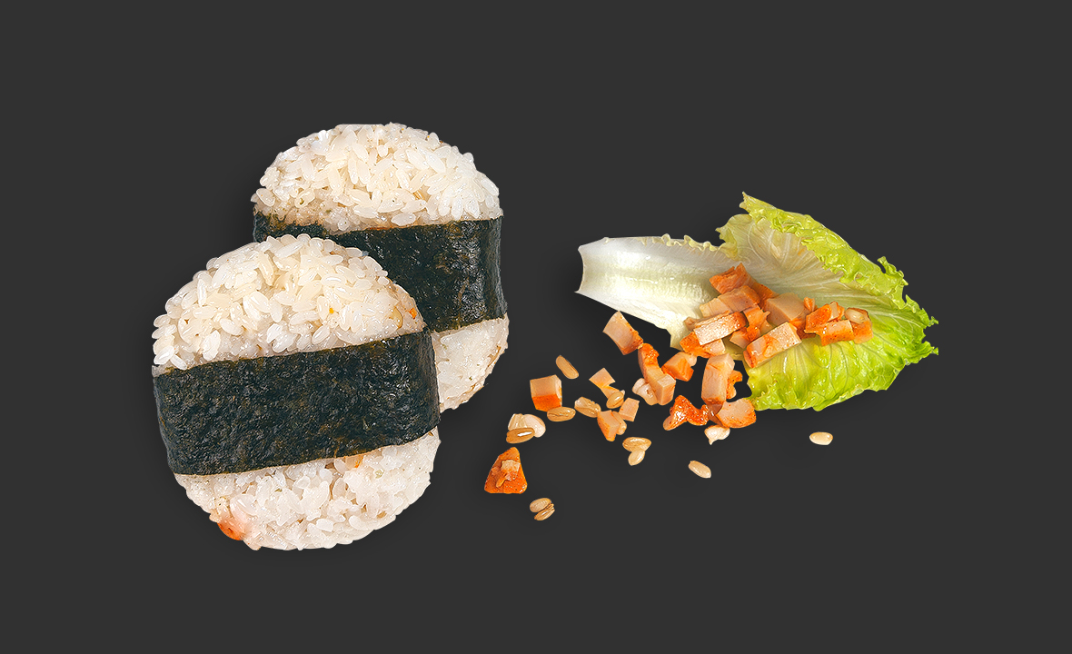  奥尔良鸡肉饭团 