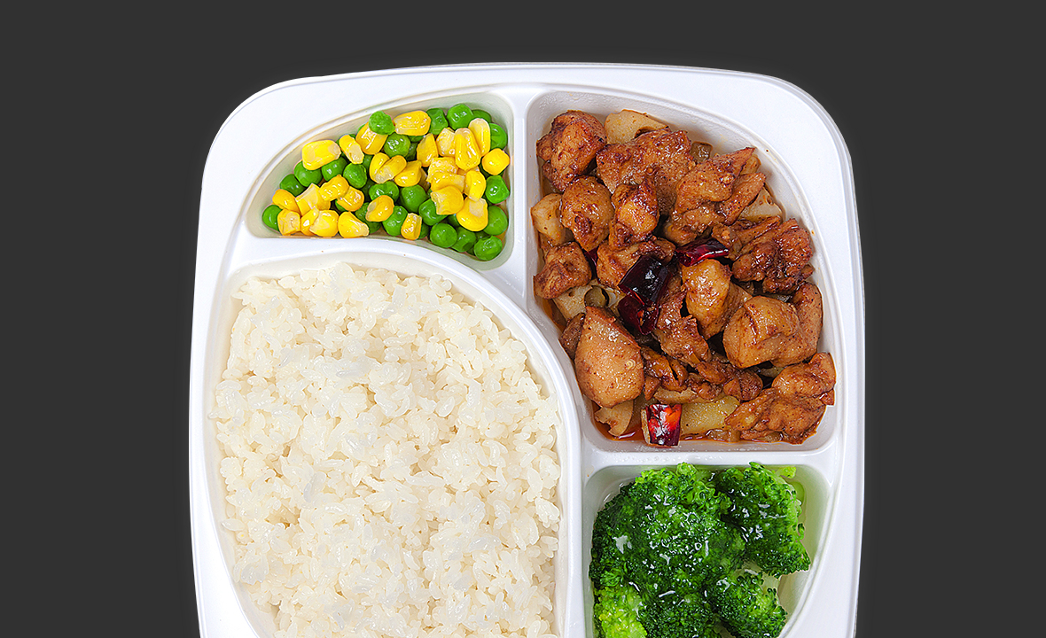  麻辣干锅鸡饭 
