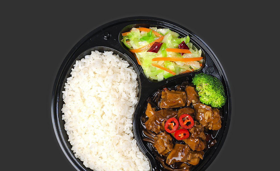  茶树菇老鸭饭 
