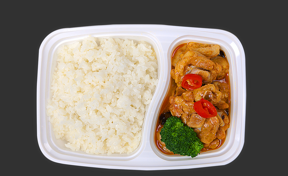  藤椒鸡肉饭 