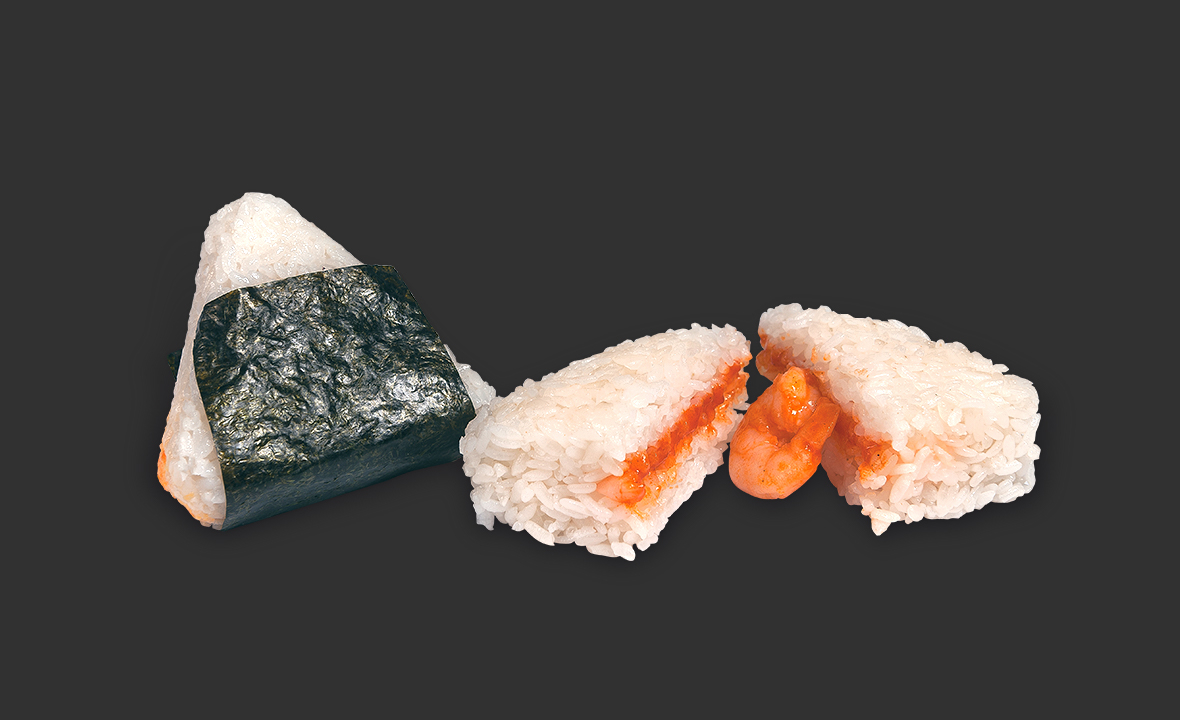  虾仁饭团 