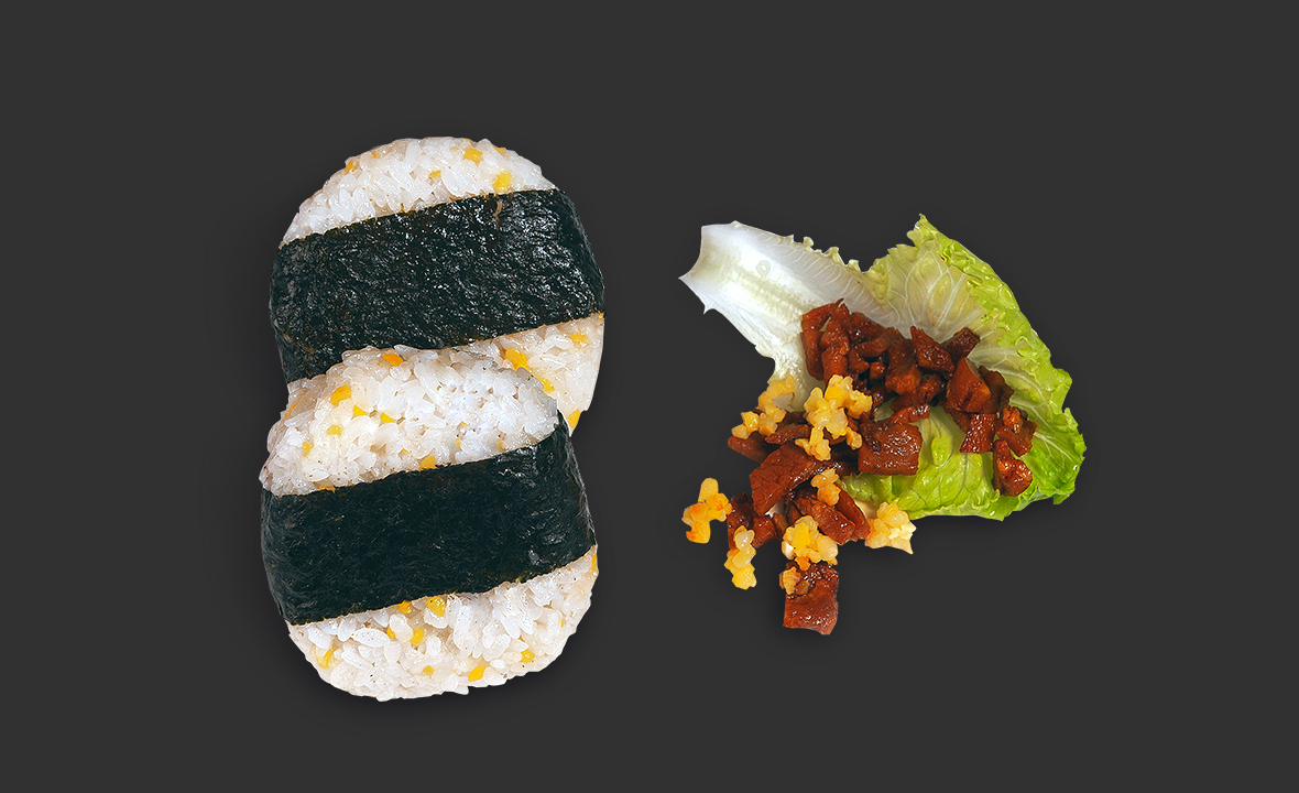  港式叉烧饭团 