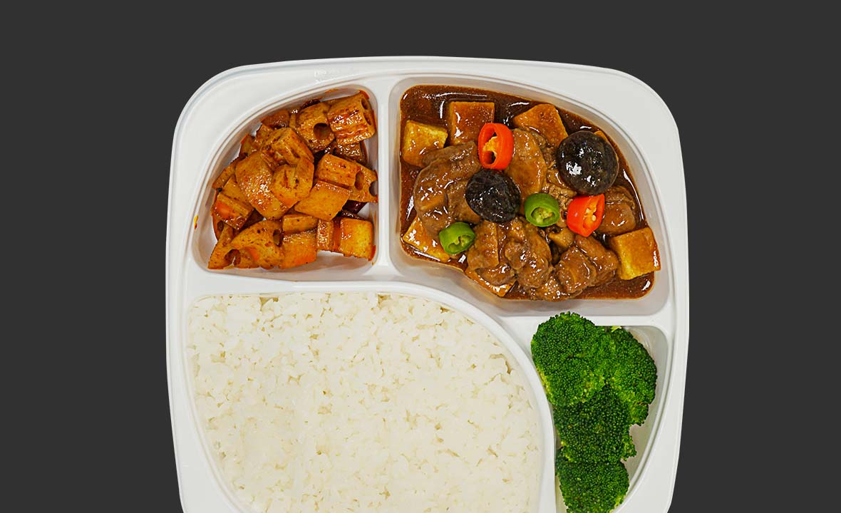  黄焖鸡饭 
